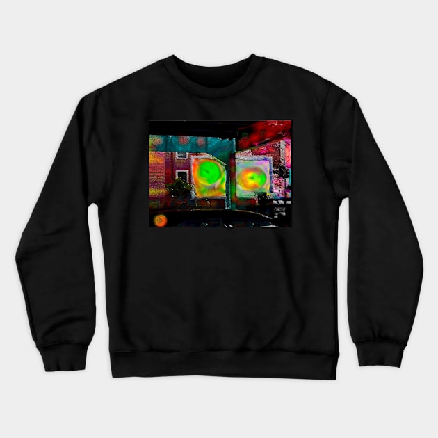 Adam and Eve, page 18-19 from Everything IS, a visual and philosophical theory of everything Crewneck Sweatshirt by Sarah Curtiss